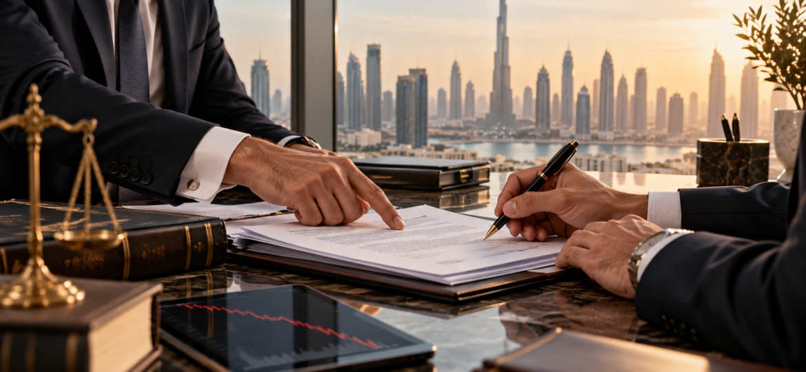 Golden-Hour Contract Signing in Dubai