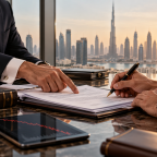 Golden-Hour Contract Signing in Dubai